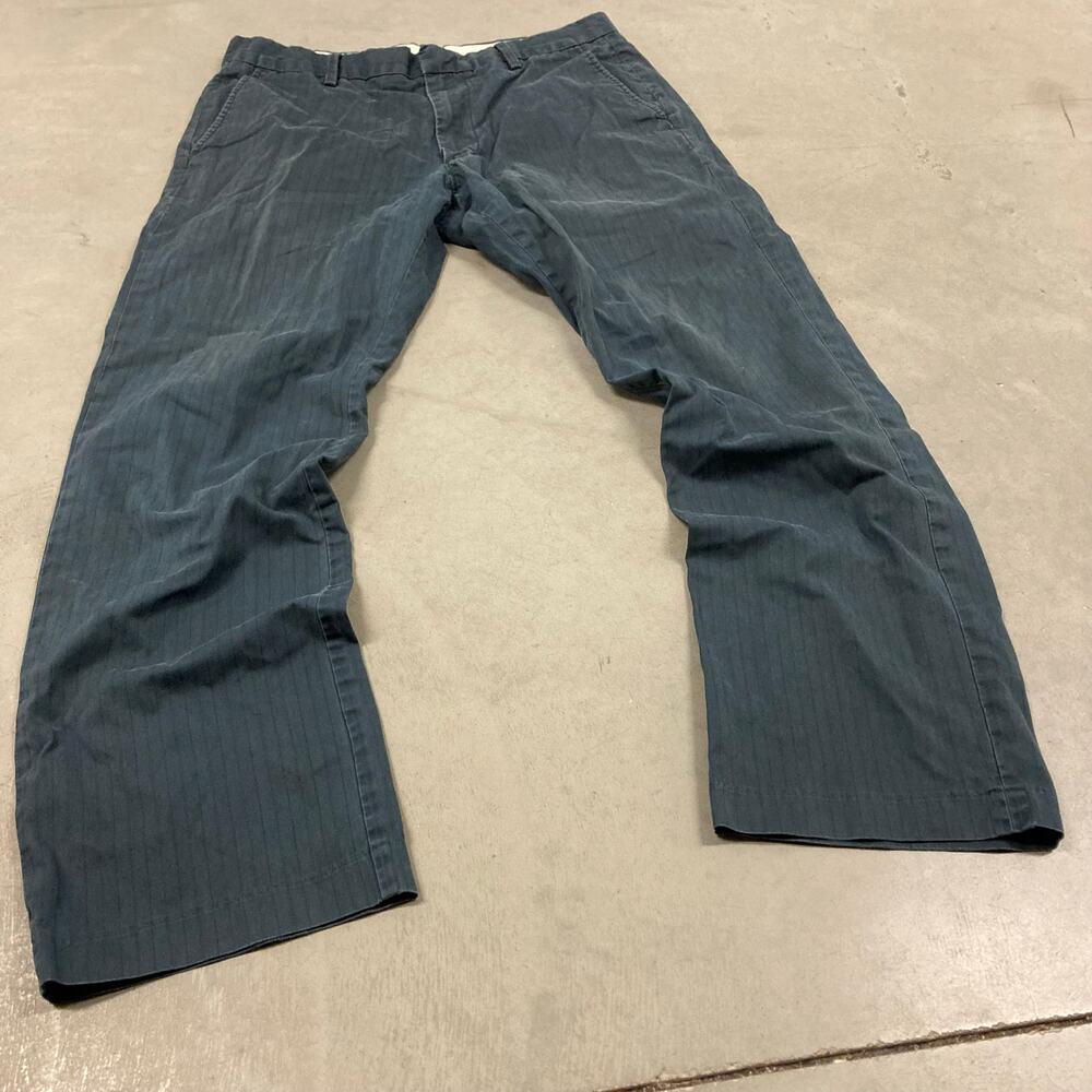 vintage loose fit gap pinstripe dress pants 33x32